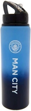Aluminium Sports Water Drinks Bottle Fade Design XL blue one size K-REY-MC06400