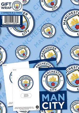 Manchester City Football Club Gift Wrapping